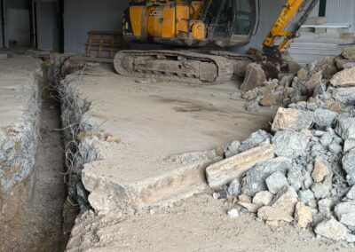 concrete laying